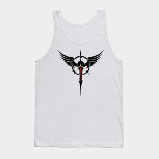 Bloodlust Chronicles: Immortal Bounty Hunts, Gothic Vampire Saga, and Supernatural Adventure in Anime-Manga Art Tank Top